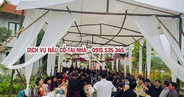 ĐẶT TIỆC TẠI NHÀ BA VÌ | Nấu Cỗ Cưới 45 Mâm Tại Nhà Cô Hằng Ở Ba Vì