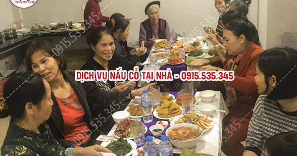 Dịch Vụ Nấu Cỗ Tại Nhà Hoa Bằng Cầu Giấy Phục Vụ 5 Mâm Ở Nhà Chị Giang 