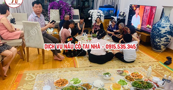 Nấu Cỗ Tại Nhà Ở Mỹ Đình 5 Mâm Nhà Chị Minh 0915535345