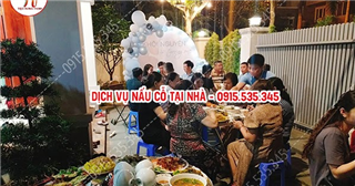 Đặt Tiệc Tại Nhà Ở Dương Nội Hà Đông 5 Mâm Nhà Anh Đức 