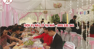 Địa Chỉ Nấu Cỗ Cưới Tại Nhà Ở Nam Từ Liêm Phục Vụ 23 Mâm Nhà Chị Nga