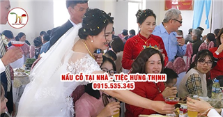 Ảnh Dịch Vụ Nấu Cỗ Cưới Tại Nhà Ở Lai Xá Hoài Đức 60 Mâm Nhà Chị Yến