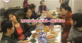 Ảnh Dịch Vụ Nấu Cỗ Tại Nhà Hoa Bằng Cầu Giấy Phục Vụ 5 Mâm Ở Nhà Chị Giang 